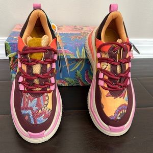 NEW FARM Rio Tropical Vibe Platform Sneakers, Size 8